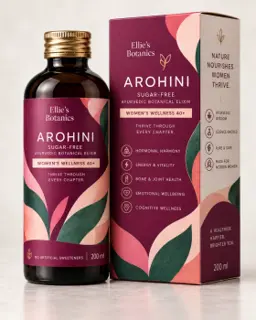 Arohini bottle and box
